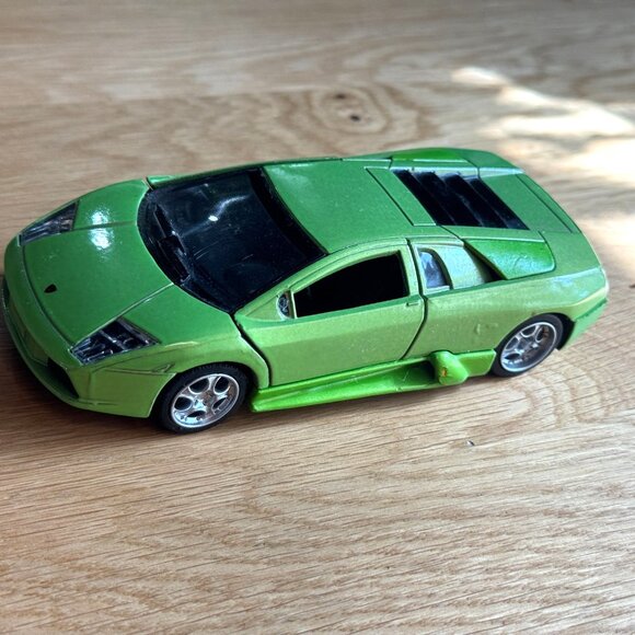 Lamborghini Murciélago Die-Cast Pull-Back Toy Car, Green - Picture 7 of 12